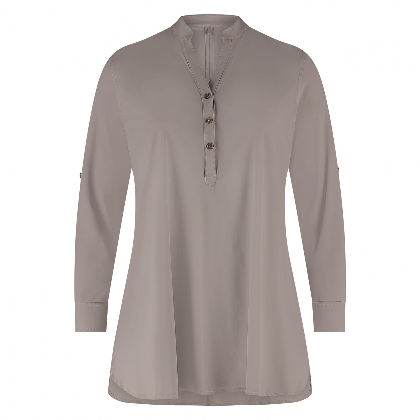 Mao Top LS | Taupe