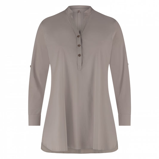 Mao Top LS | Taupe