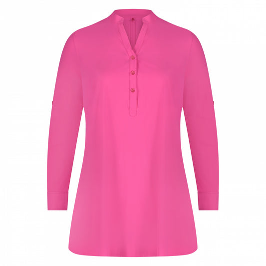 Mao Top LS | Fuchsia