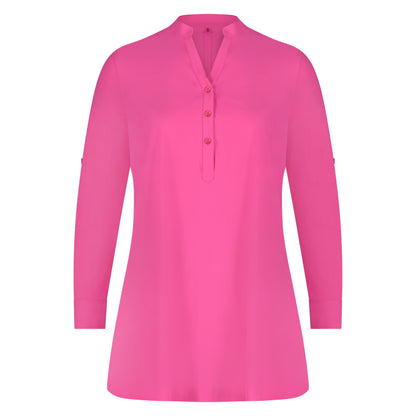 Mao Top LS | Fuchsia