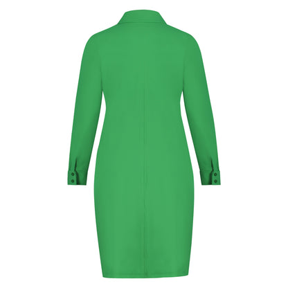 Blouse Dress LS | Forest Green