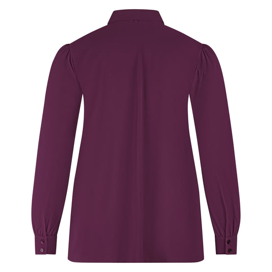Shirt Puffed | Burgundy