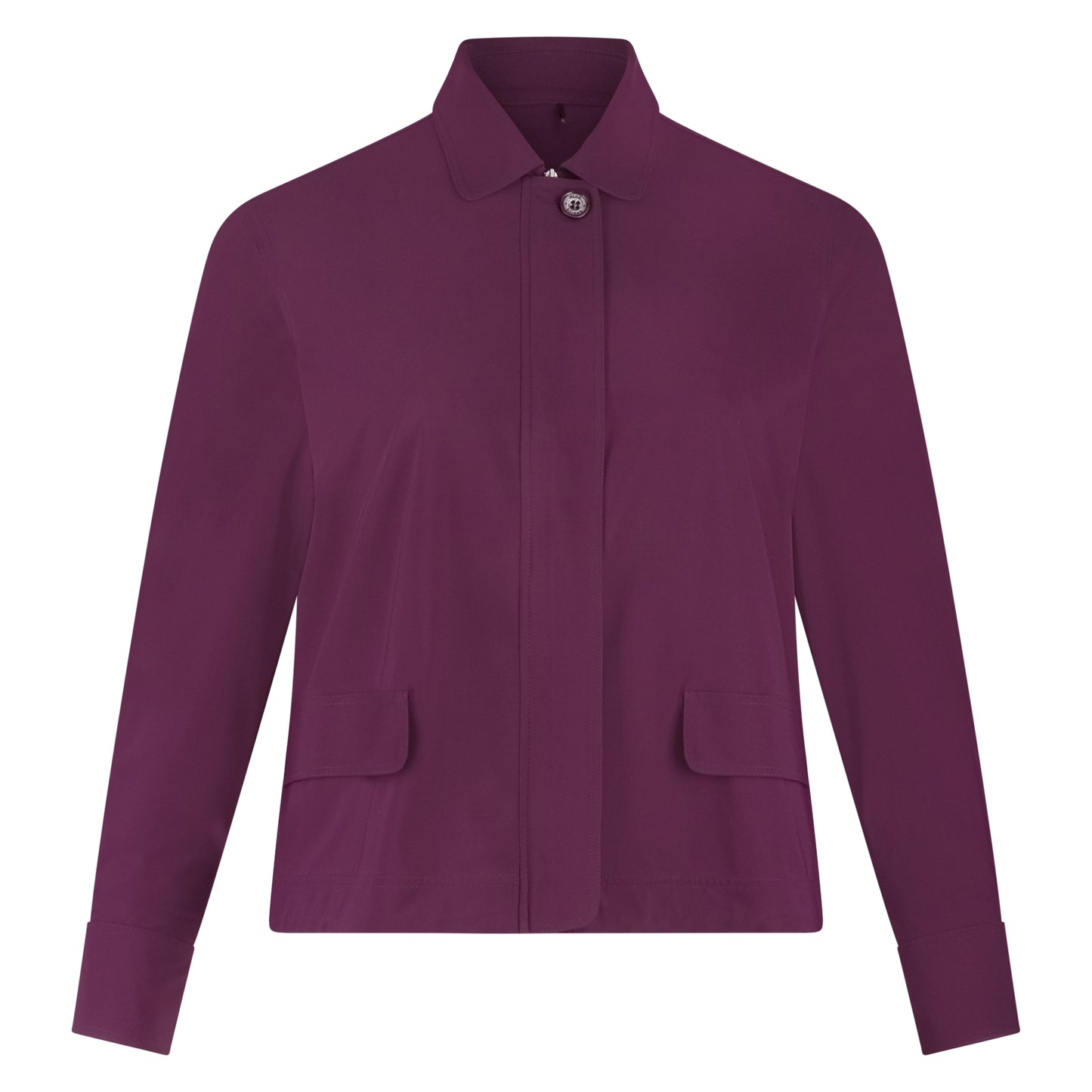 Cropped Jacket | Burgundy