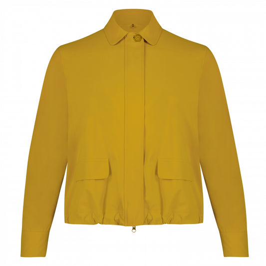 Cropped Jacket | Ocher Yellow