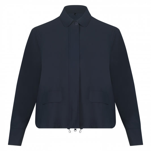 Cropped Jacket | Navy