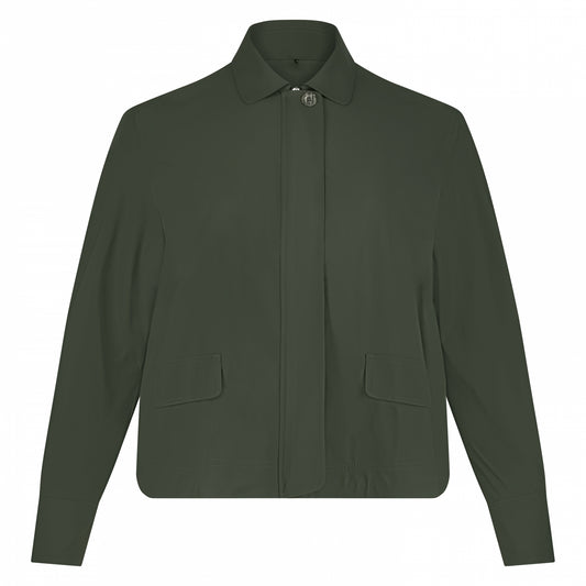 Cropped Jacket | Khaki