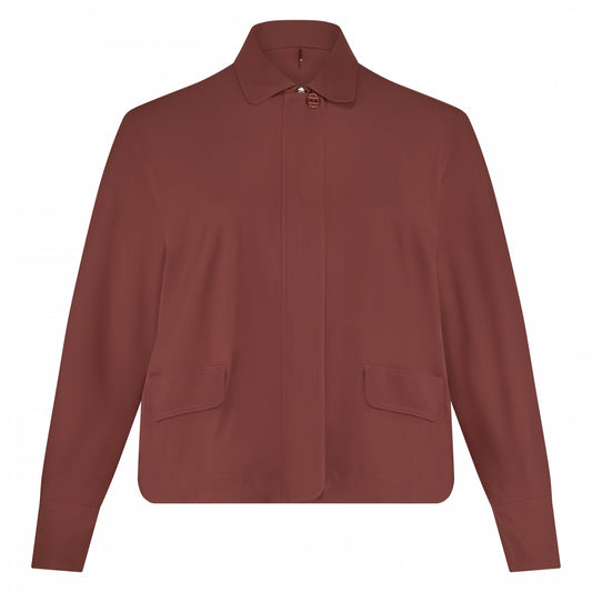 Cropped Jacket | Cacao