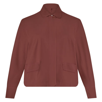 Cropped Jacket | Cacao