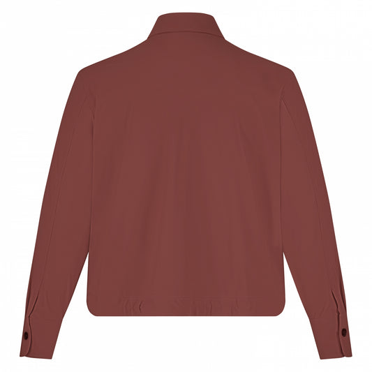 Cropped Jacket | Cacao