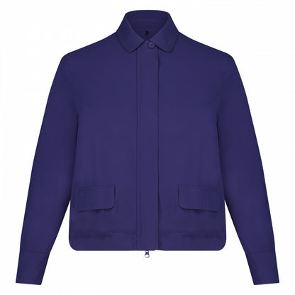 Cropped Jacket | Deep Purple