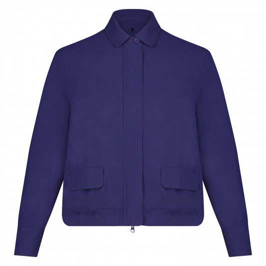 Cropped Jacket | Deep Purple