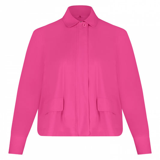 Cropped Jacket | Fuchsia