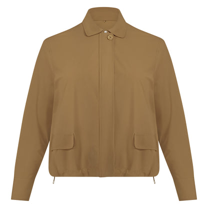 Cropped Jacket | Caramel