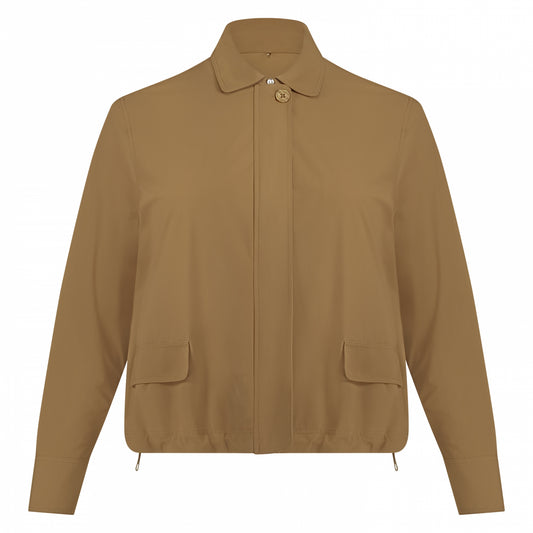 Cropped Jacket | Caramel