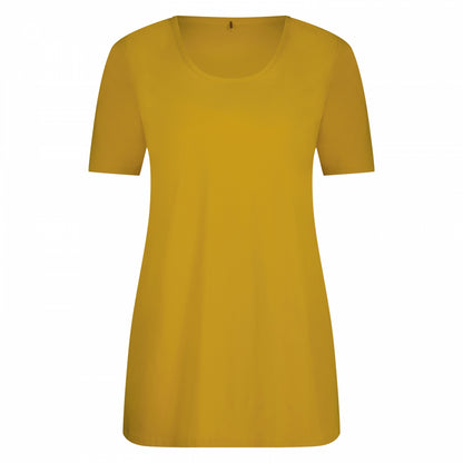 Tee Round Neck | Ocher Yellow
