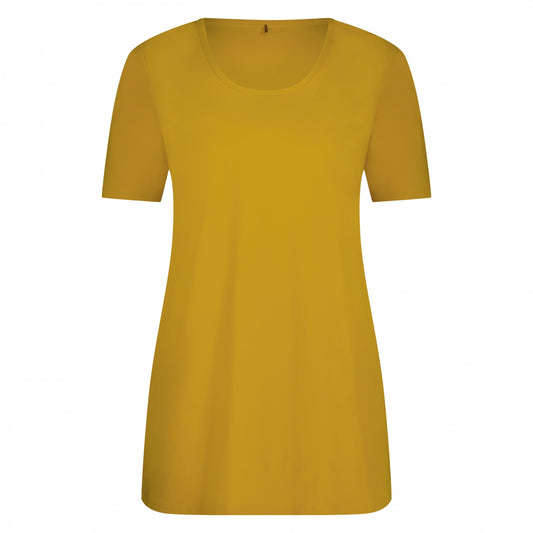 Tee Round Neck | Ocher Yellow