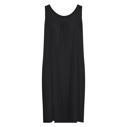 Tank Top Dress Long | Black