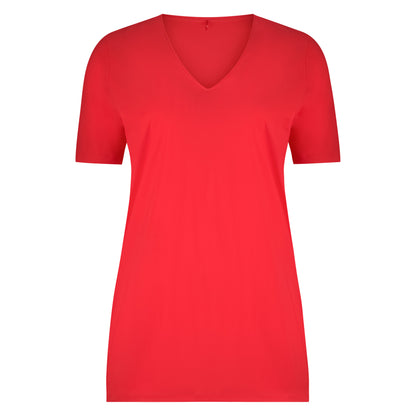 Tee V Slim SS | Red