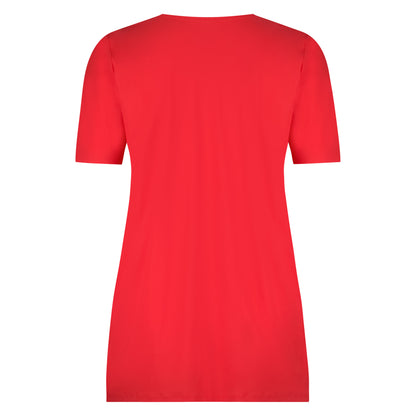 Tee V Slim SS | Red