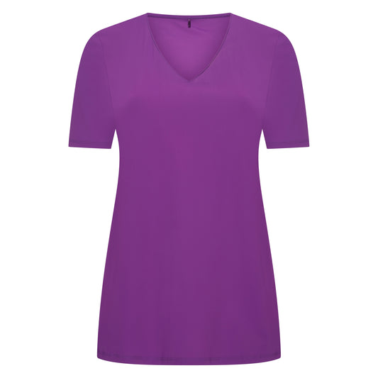 Tee V Slim SS | Lavender