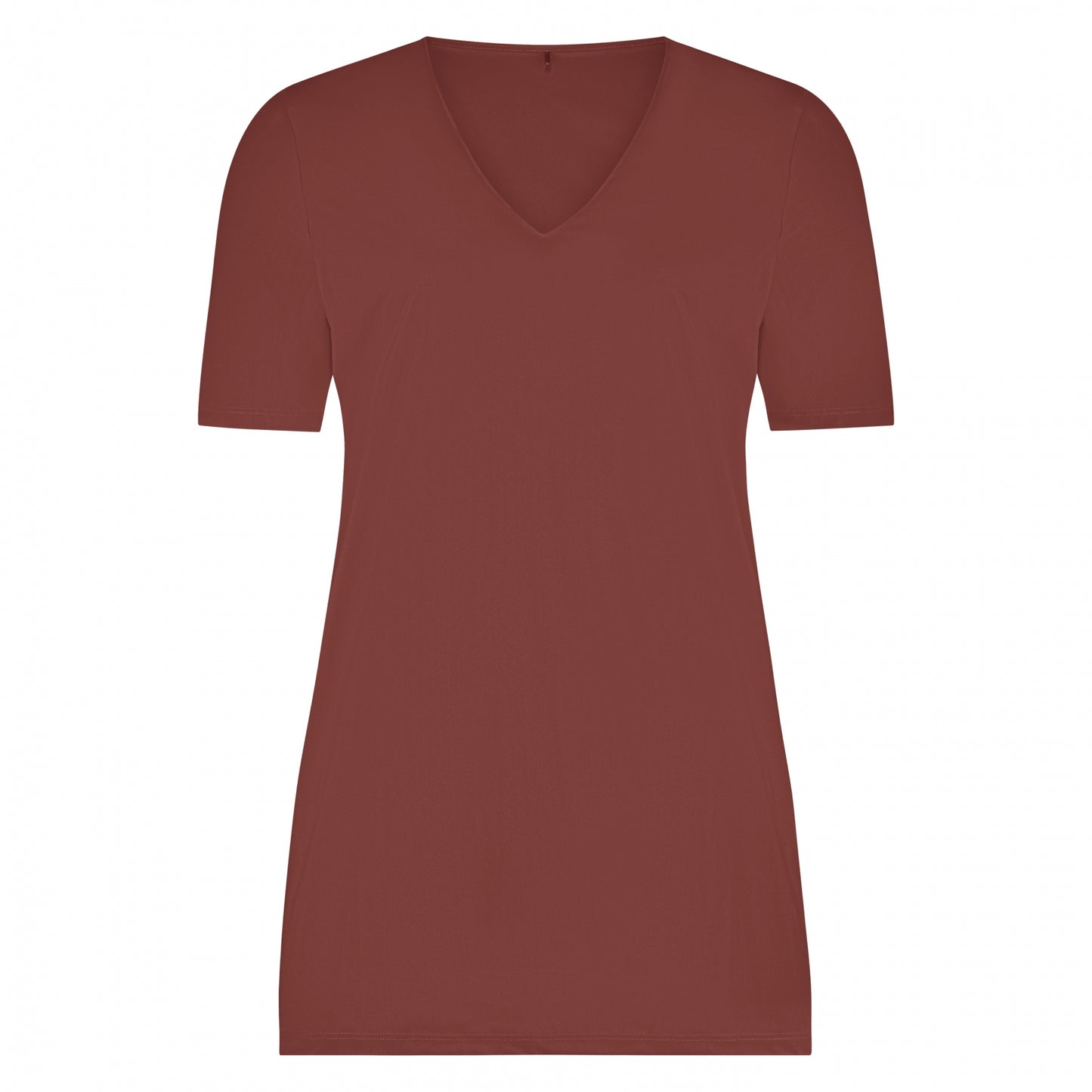 Tee V Slim SS | Cacao