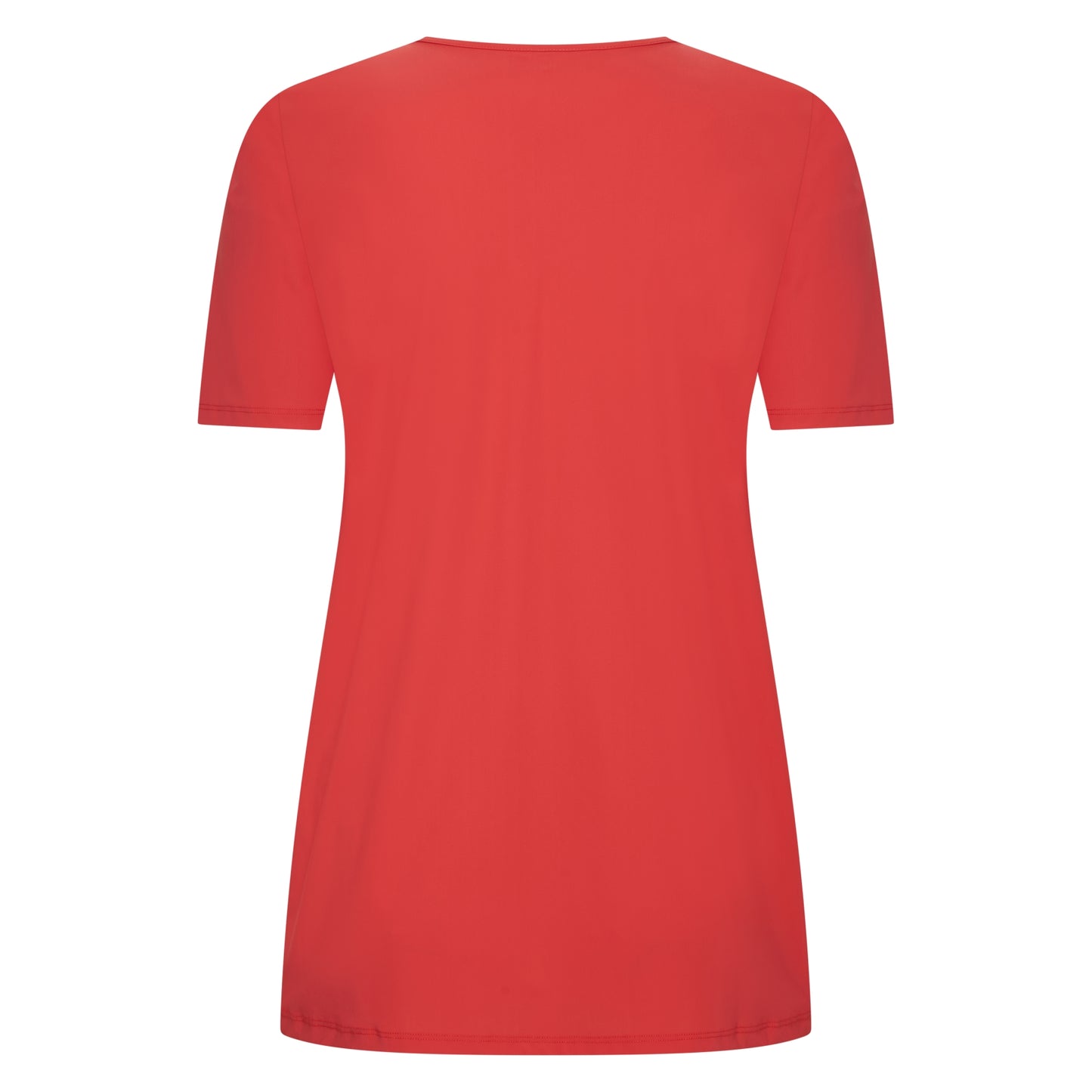 Tee V Slim SS | Saffraan