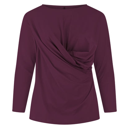 Top Twisted LS | Burgundy
