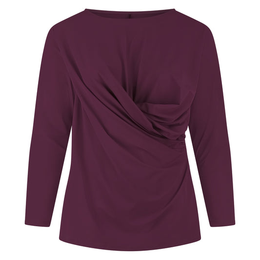 Top Twisted LS | Burgundy