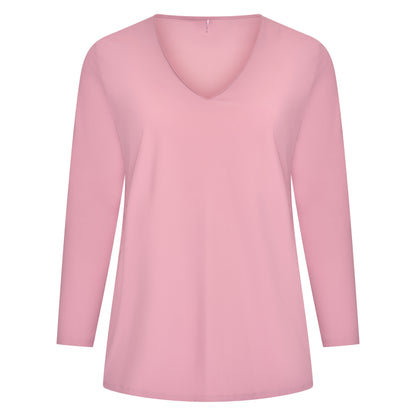 Tee V Slim LS | Antique Pink