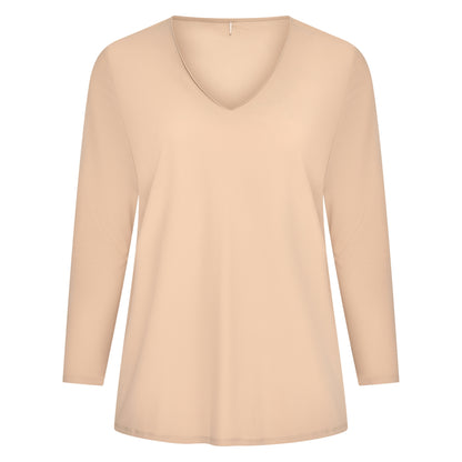 Tee V Slim LS | Latte