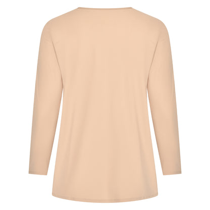 Tee V Slim LS | Latte