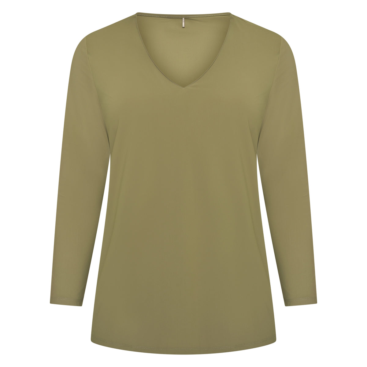 Tee V Slim LS | Olive