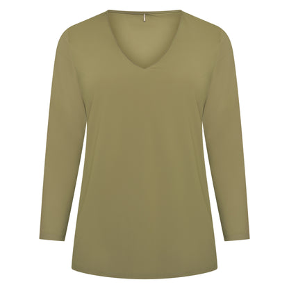Tee V Slim LS | Olive
