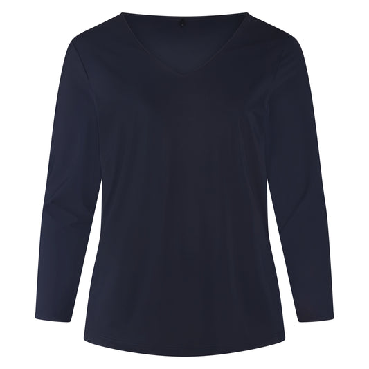 Tee V Slim LS | Navy
