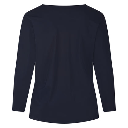 Tee V Slim LS | Navy