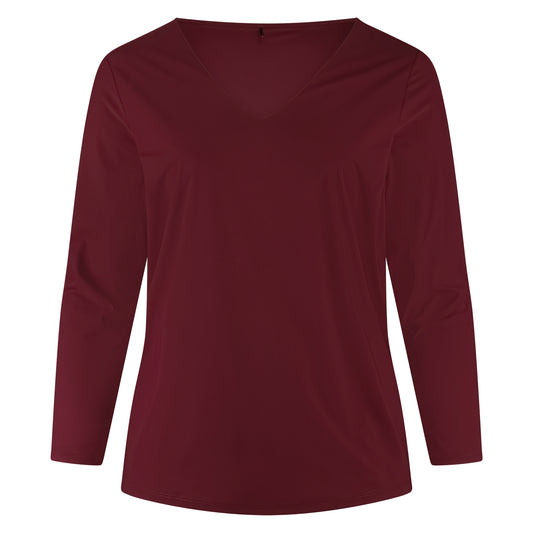Tee V Slim LS | Berry