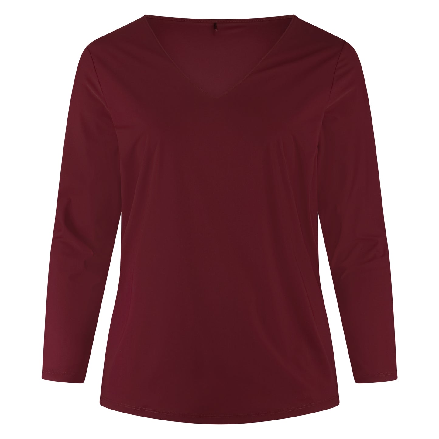 Tee V Slim LS | Berry