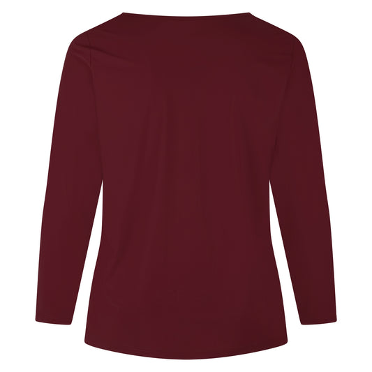 Tee V Slim LS | Berry