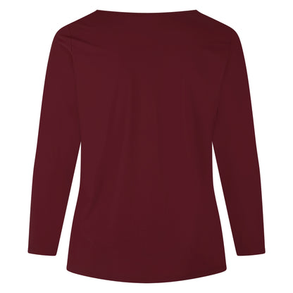 Tee V Slim LS | Berry