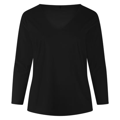 Tee V Slim LS | Black