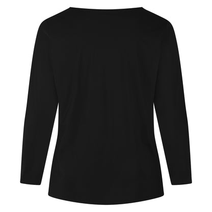 Tee V Slim LS | Black