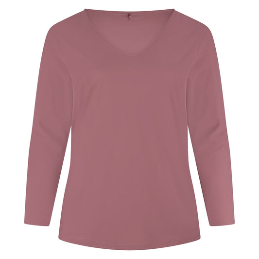 Tee V Slim LS | Mauve