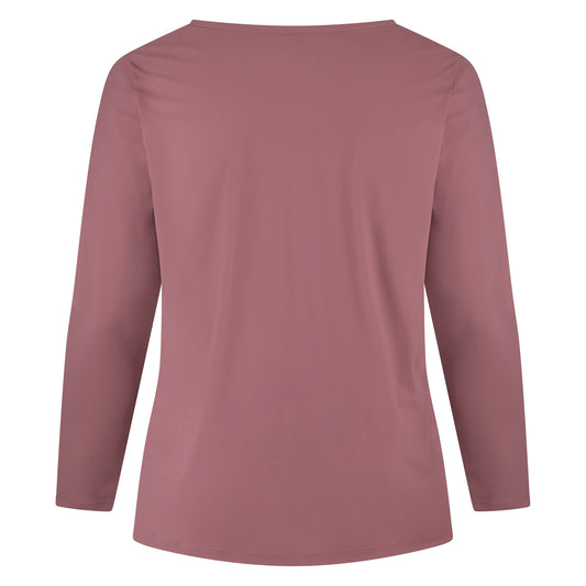 Tee V Slim LS | Mauve
