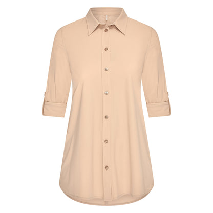 Blouse Midi LS | Latte