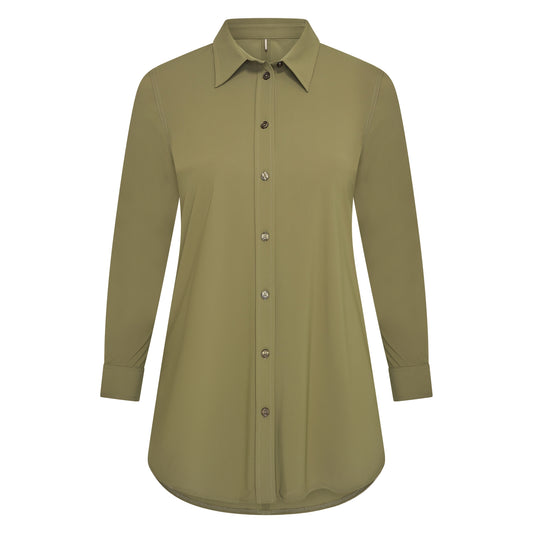 Blouse Midi LS | Olive