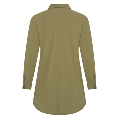 Blouse Midi LS | Olive