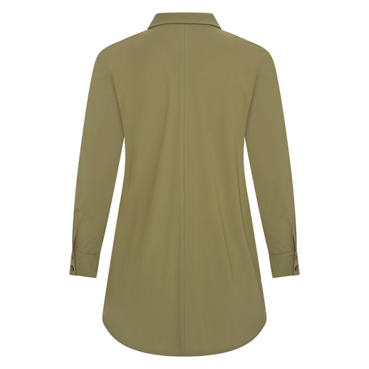 Blouse Midi LS | Olive