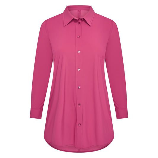 Blouse Midi LS | Cerise