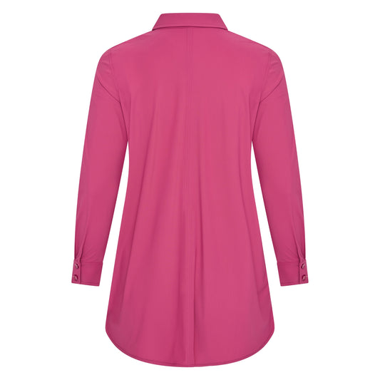 Blouse Midi LS | Cerise