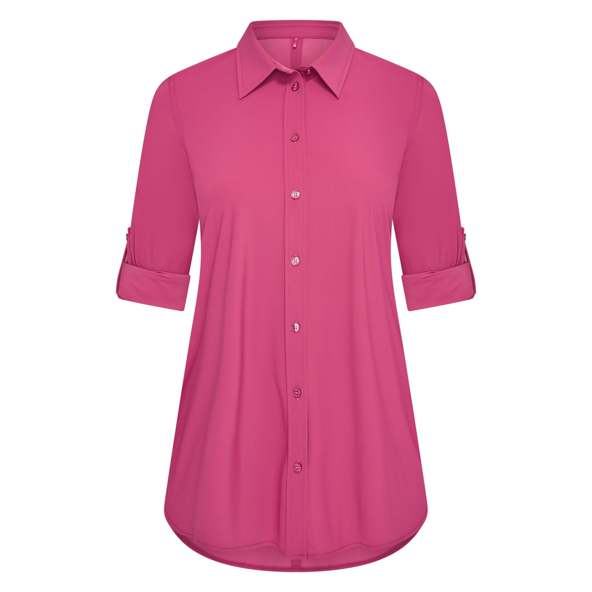 Blouse Midi LS | Cerise